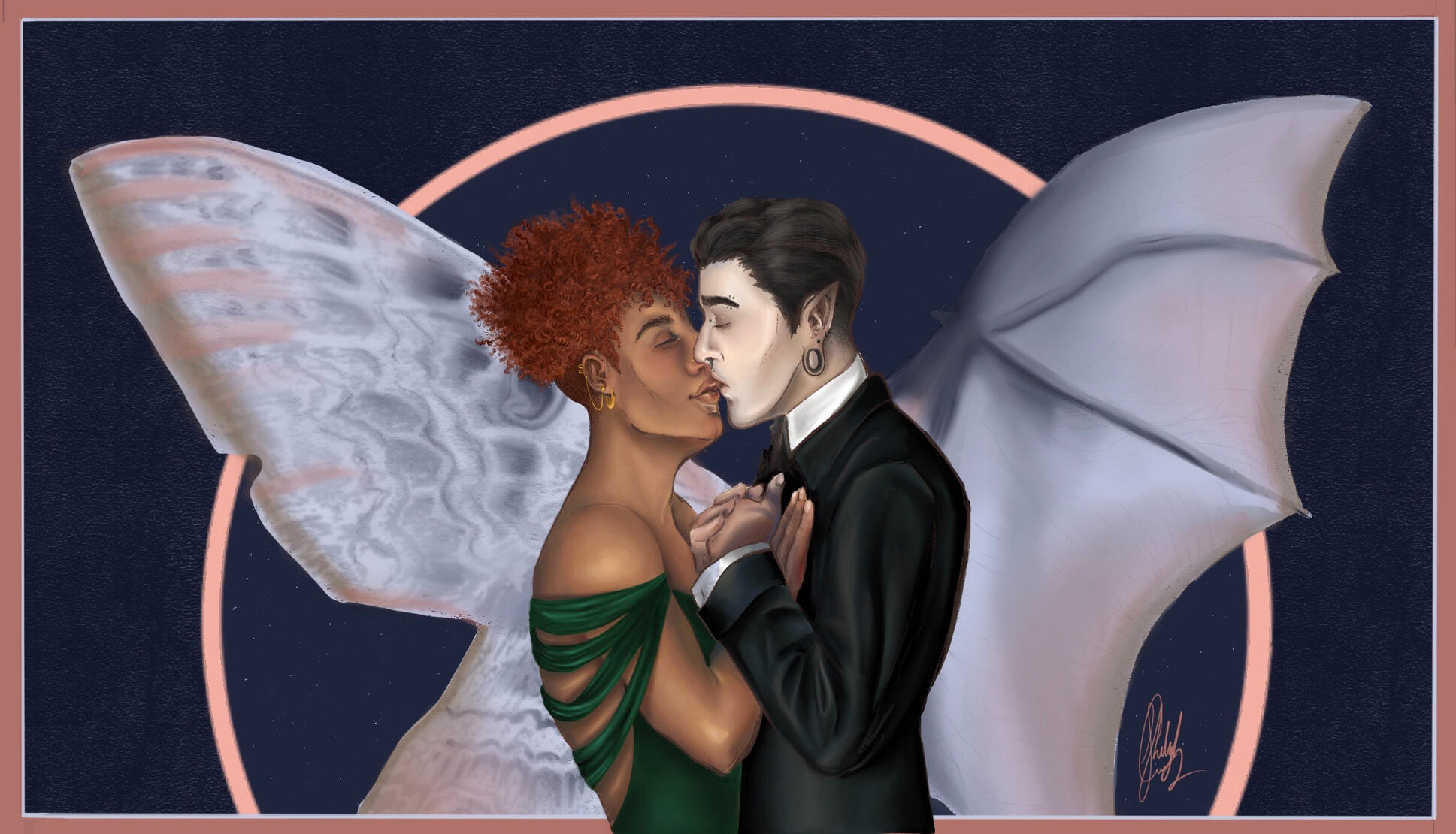 “Butterfly Couple” Leyendecker Study